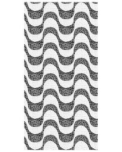 Dohler Set Of 2 Copacabana Beach Towels In Black