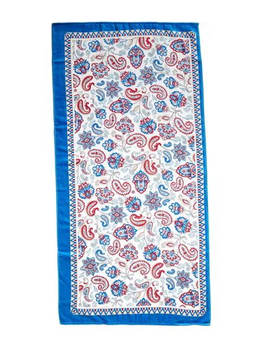 Dohler Set Of 2 Paisleys Beach Towel In Multi