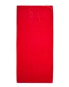 Dohler Solid Red Beach Towel In Red