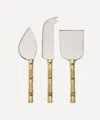 Doing Goods Bodhi Bamboo Cheese Knives Set Of Three
