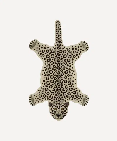 Doing Goods Large Snowy Leopard Rug
