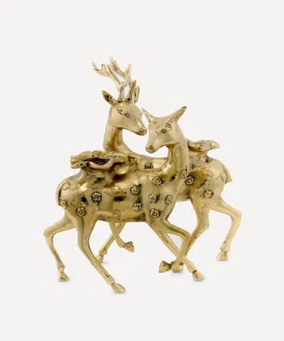 Doing Goods Lovely Deer Candle Holder Set Of Two