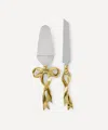 Doing Goods Riley Ribbon Cake Knife Set Of Two