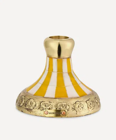 Doing Goods Sanya Striped Candleholder In Multi