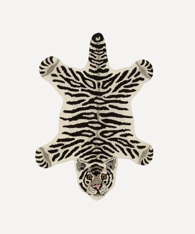 Doing Goods Small Snowy Tiger Rug