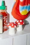 DOIY AMANITA SALT & PEPPER SHAKER SET IN RED AT URBAN OUTFITTERS
