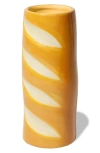 Doiy Baguette Vase In Yellow