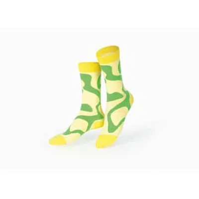 Doiy Design Ems Fresh Lemons Socks In Yellow