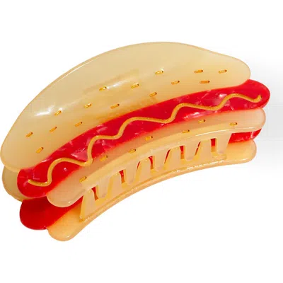 Doiy Hotdog Claw Clip In Gold
