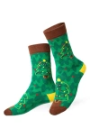 Doiy Kids' Christmas Tree 3d Crew Socks In Multi
