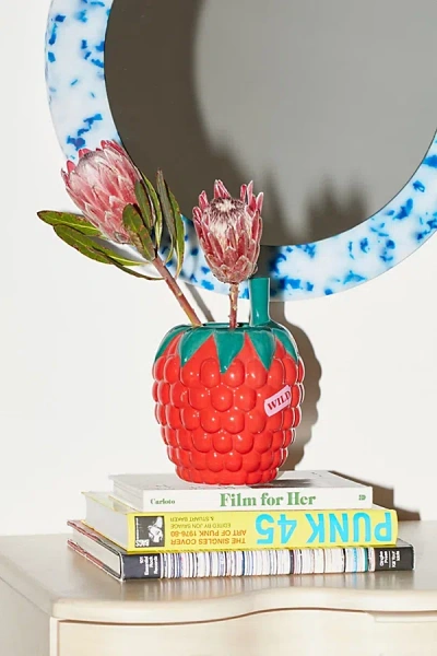 Doiy Raspberry Vase In Red At Urban Outfitters In Multi