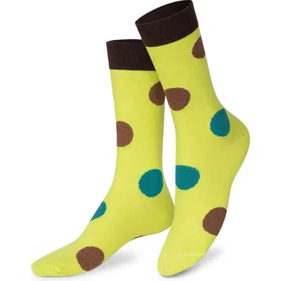 Doiy Ripe Avocado 3d Crew Socks In Green