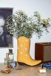 Doiy Rodeo Boot Vase In Yellow At Urban Outfitters