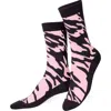 Doiy Rose Bubbles 3d Crew Socks In Multi