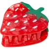 Doiy Strawberry Claw Clip In Red