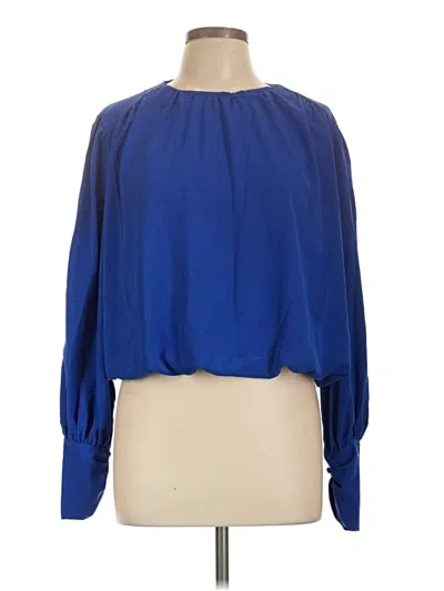 Pre-owned Dokotoo 3/4 Sleeve Blouse In Blue