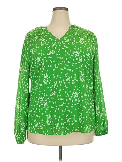 Pre-owned Dokotoo 3/4 Sleeve Blouse In Green