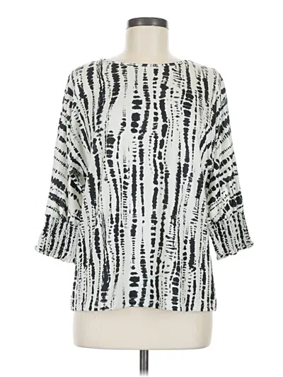 Pre-owned Dokotoo 3/4 Sleeve Blouse In Ivory