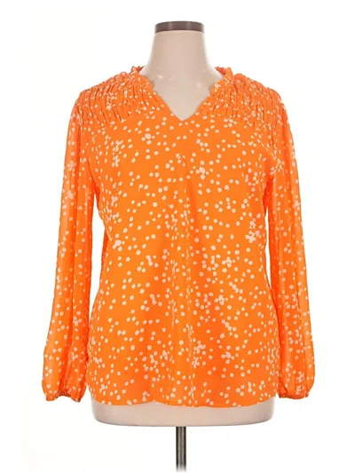 Pre-owned Dokotoo 3/4 Sleeve Blouse In Orange