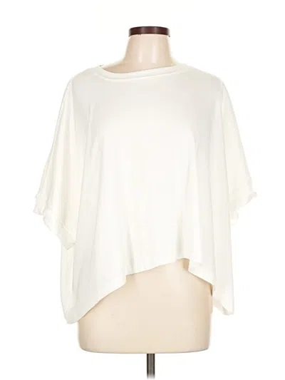 Pre-owned Dokotoo 3/4 Sleeve T-shirt In White