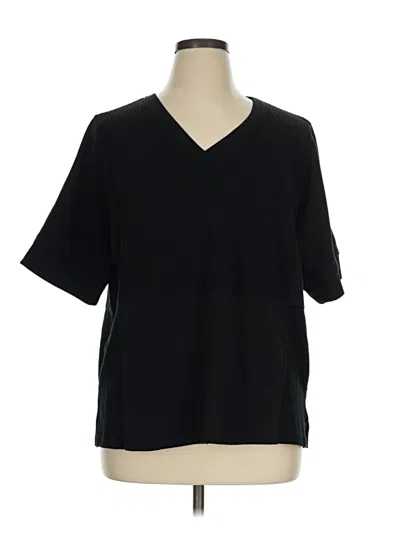 Pre-owned Dokotoo 3/4 Sleeve T-shirt In Black