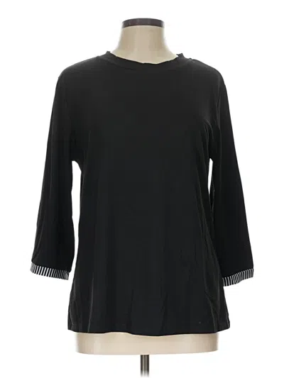 Pre-owned Dokotoo 3/4 Sleeve T-shirt In Black