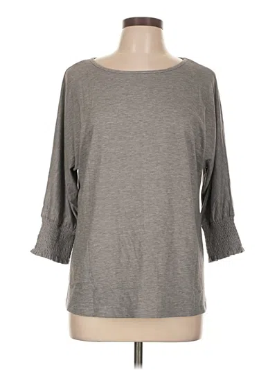 Pre-owned Dokotoo 3/4 Sleeve T-shirt In Gray