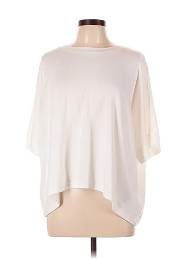 Pre-owned Dokotoo 3/4 Sleeve T-shirt In White