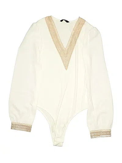 Pre-owned Dokotoo Bodysuit In Ivory