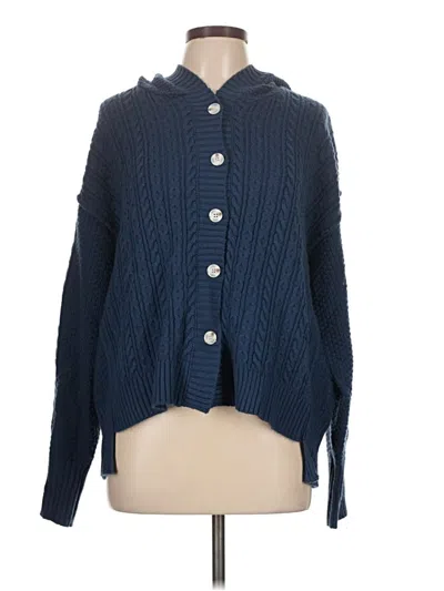 Pre-owned Dokotoo Cardigan Sweater In Blue