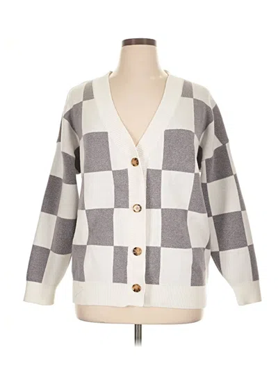 Pre-owned Dokotoo Cardigan Sweater In Gray