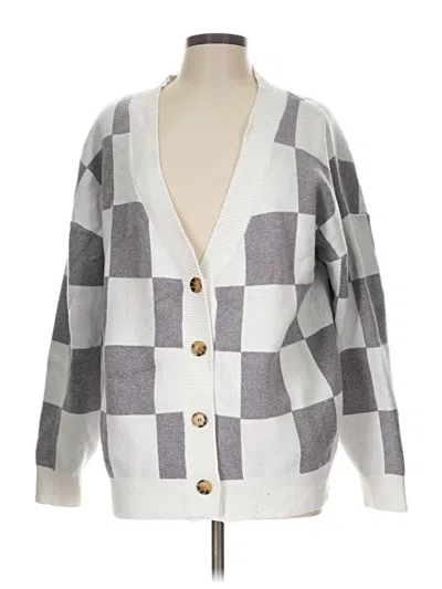 Pre-owned Dokotoo Cardigan Sweater In Gray