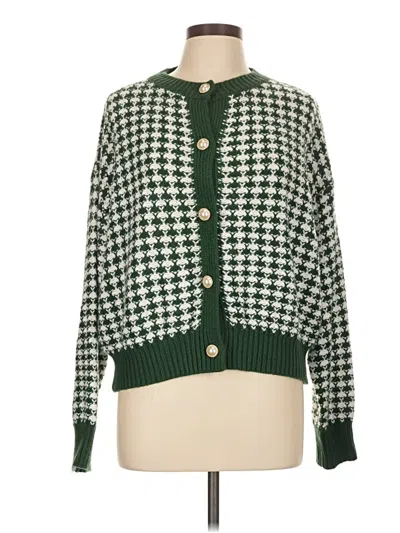 Pre-owned Dokotoo Cardigan Sweater In Green