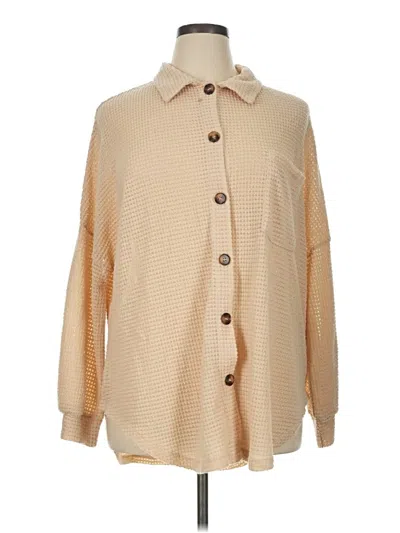 Pre-owned Dokotoo Cardigan Sweater In Tan