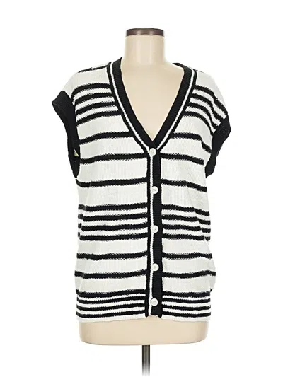 Pre-owned Dokotoo Cardigan Sweater In White