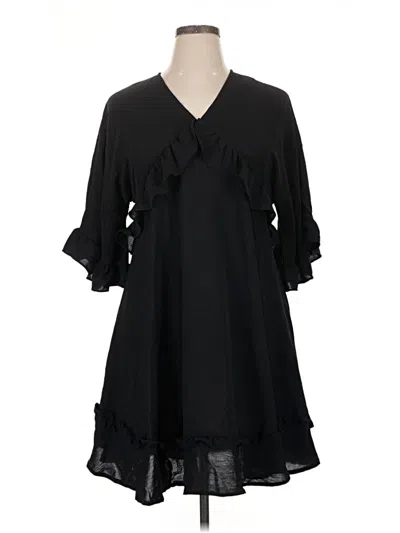 Pre-owned Dokotoo Casual Dress In Black
