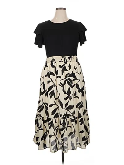 Pre-owned Dokotoo Casual Dress In Black