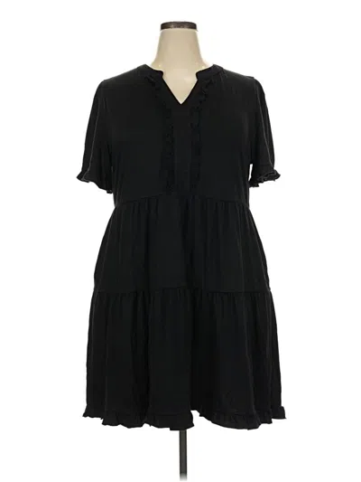 Pre-owned Dokotoo Casual Dress In Black