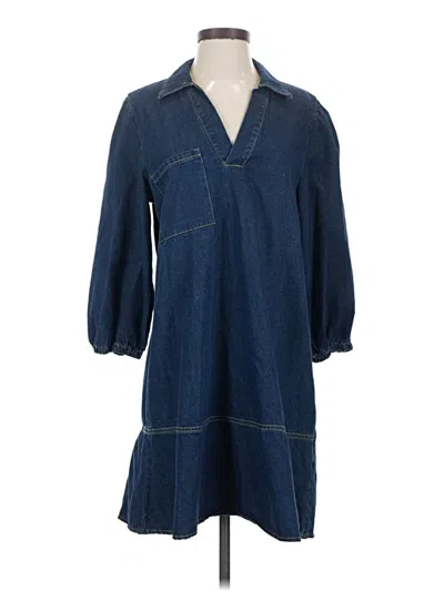 Pre-owned Dokotoo Casual Dress In Blue