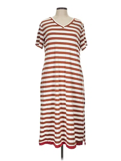 Pre-owned Dokotoo Casual Dress In Brown