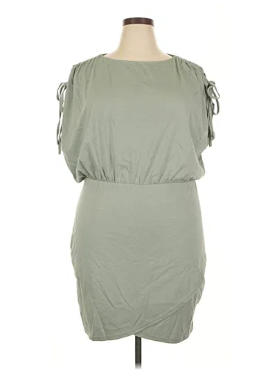 Pre-owned Dokotoo Casual Dress In Gray
