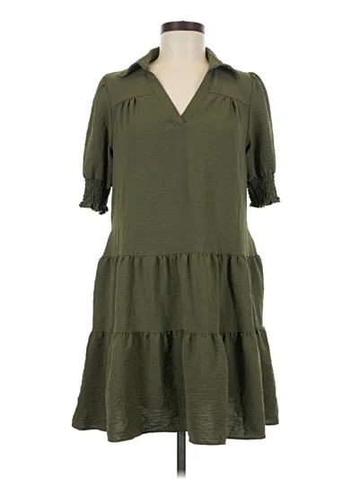Pre-owned Dokotoo Casual Dress In Green