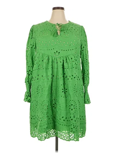 Pre-owned Dokotoo Casual Dress In Green