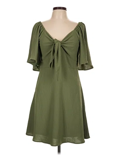 Pre-owned Dokotoo Casual Dress In Green