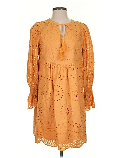 Pre-owned Dokotoo Casual Dress In Orange