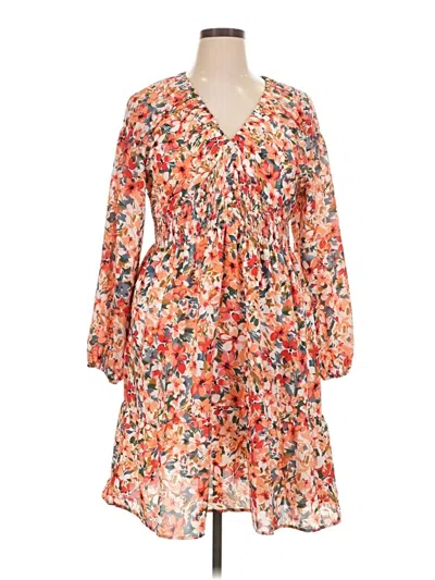 Pre-owned Dokotoo Casual Dress In Orange