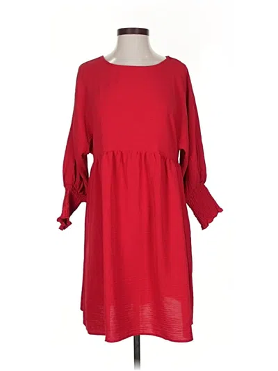 Dokotoo Casual Dress In Red