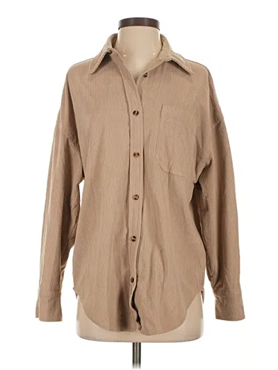Pre-owned Dokotoo Fleece Jacket In Tan