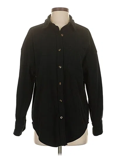 Pre-owned Dokotoo Long Sleeve Blouse In Black