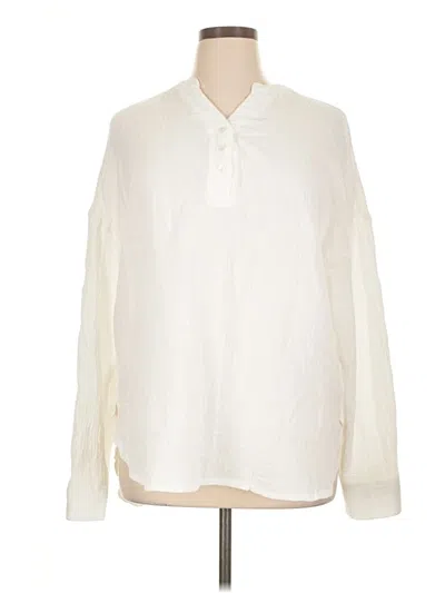 Pre-owned Dokotoo Long Sleeve Blouse In Ivory